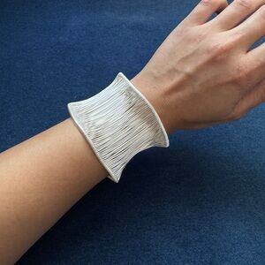 925  Women’s Sterling‎ Silver Expandable Cuff Bracelet